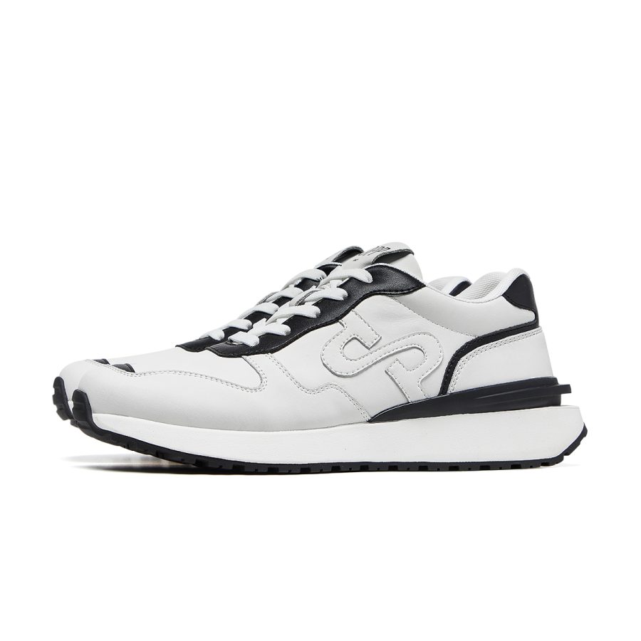 Opp France Lace-Up Suede Sneakers Black