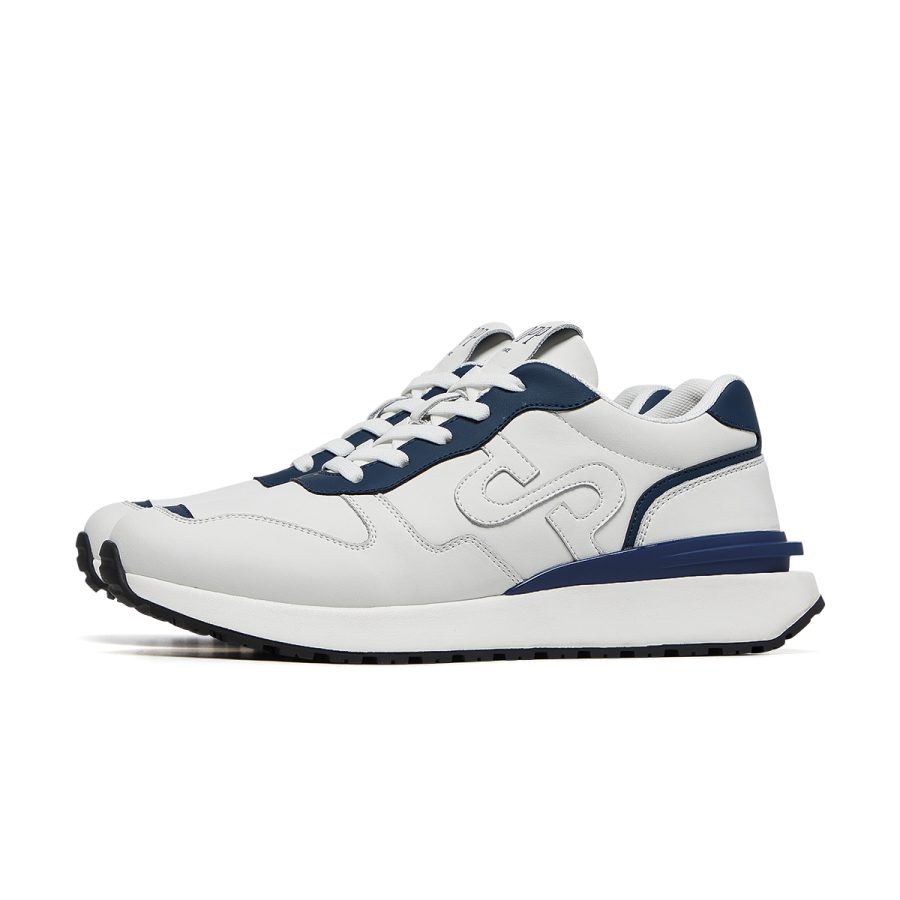 Opp France Lace-Up Suede Sneakers Blue