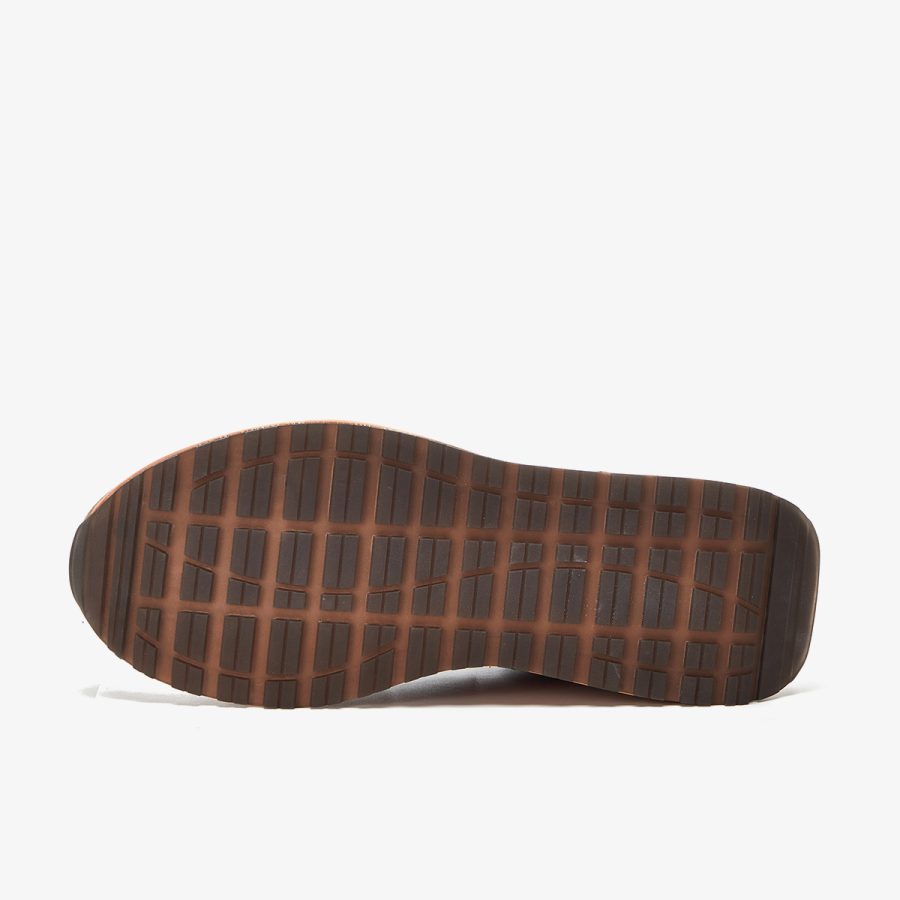 Opp France Lace-Up Suede Sneakers Brown