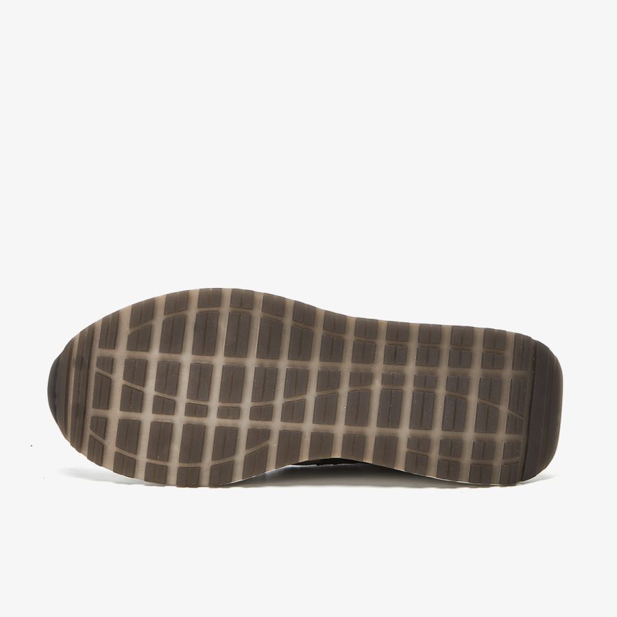 Opp France Lace-Up Suede Sneakers Gray