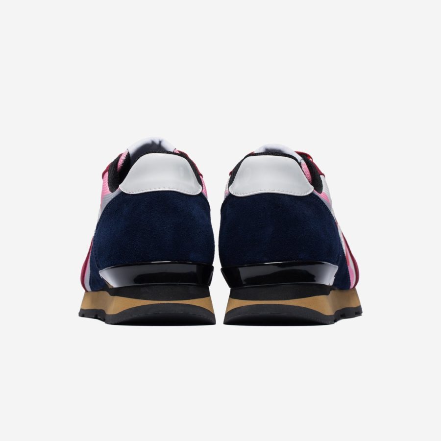 Opp France Lace-Up Suede Sneakers Pink