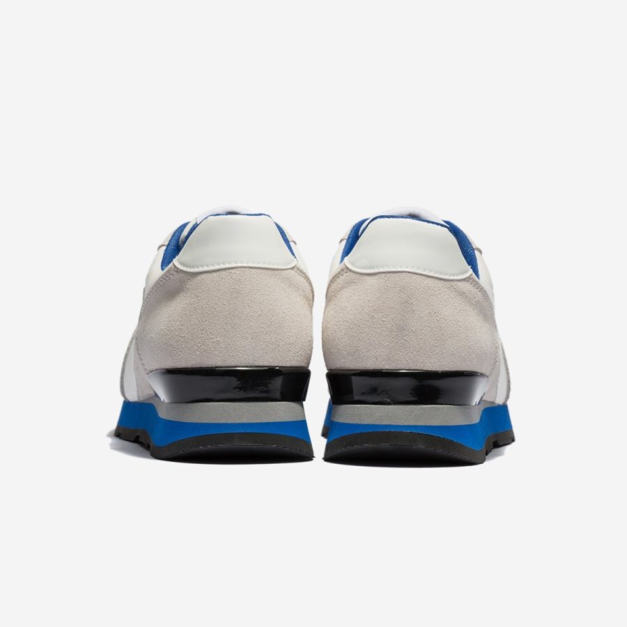 Opp France Lace-Up Suede Sneakers White