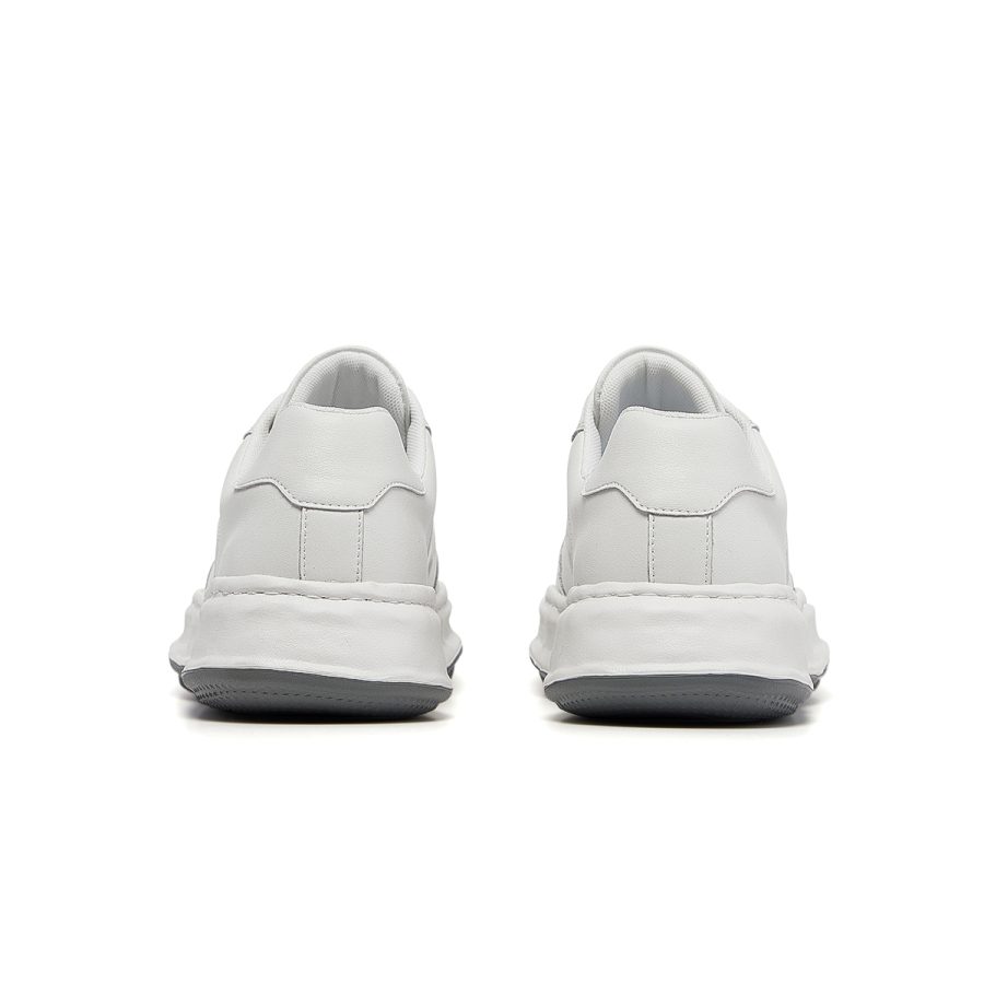 Opp France Lace-Up Suede Sneakers White