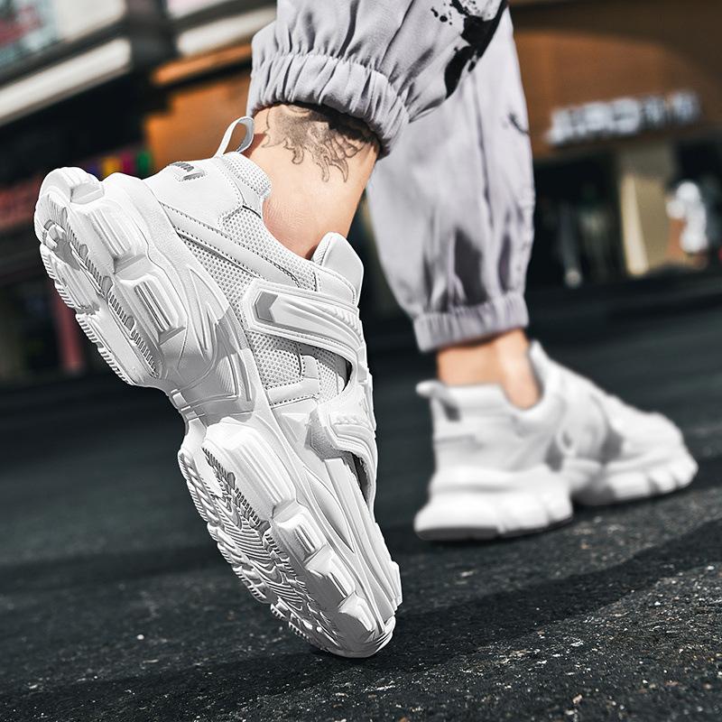 Opp France Lace-up Velcro Sneakers White