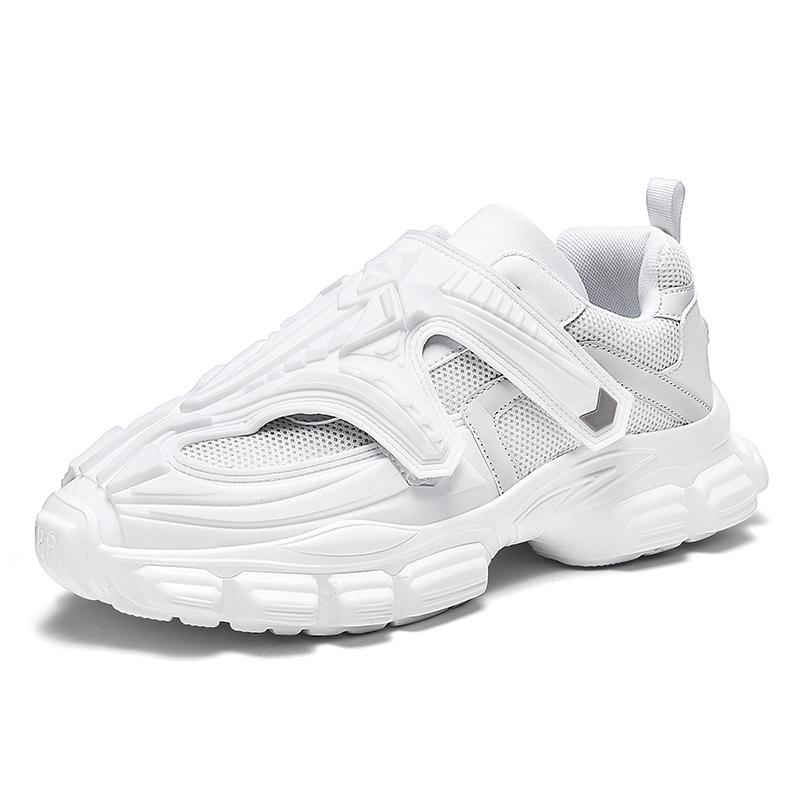 opp france Lace-up Velcro Sneakers White