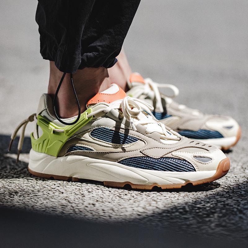 Opp France Lace-up Vintage Panel Sneakers