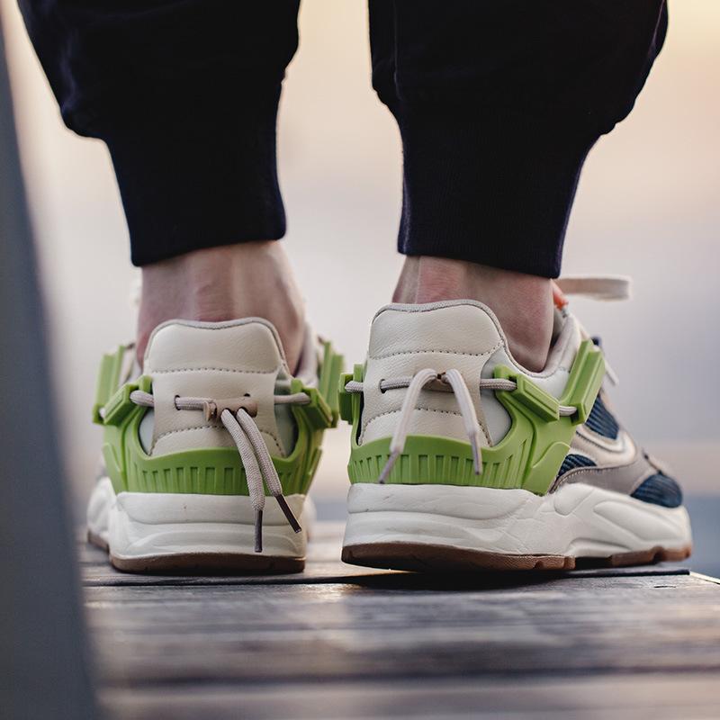 Opp France Lace-up Vintage Panel Sneakers