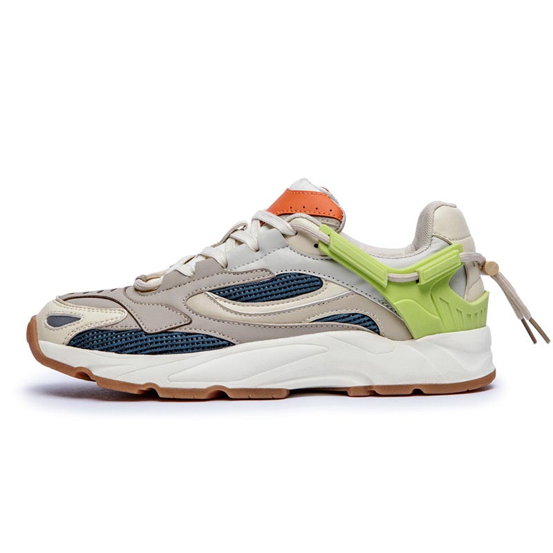 opp france Lace-up Vintage Panel Sneakers