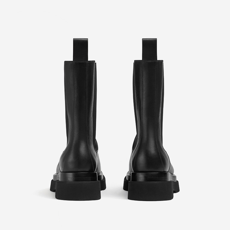 Opp France Leather Chelsea Boots