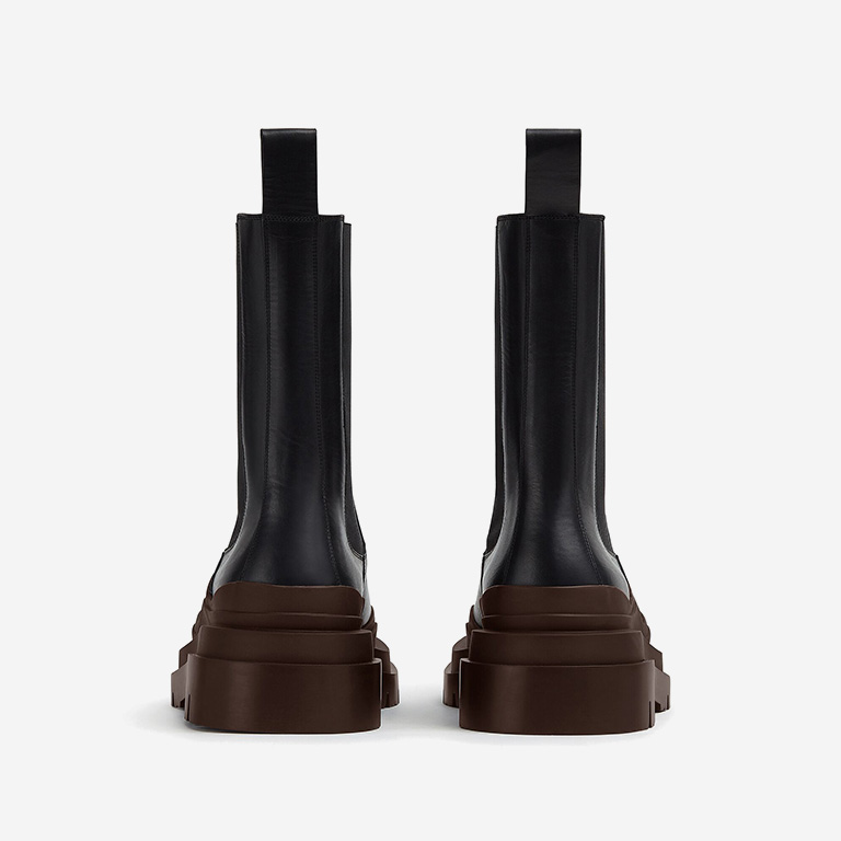 Opp France Leather Chelsea Boots Brown