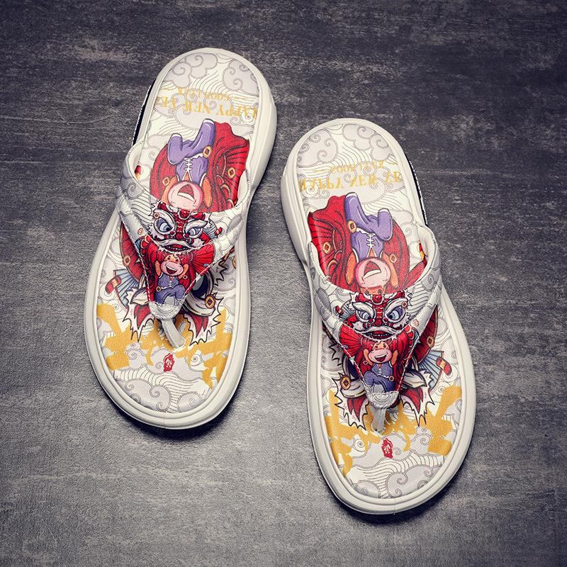 Opp France Lion Dance Flip Flops