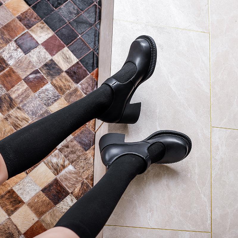 Opp France Matte Black Leather Shoes