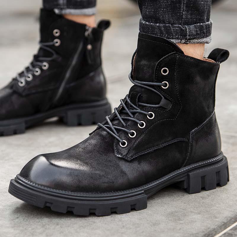 Opp France Matte Vintage Martin Boots