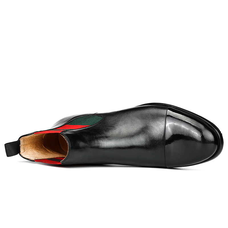 Opp France Men Black Panelled Booties