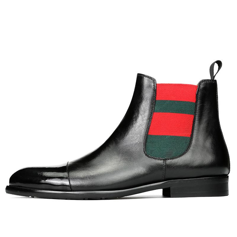 opp france Men Black Panelled Booties