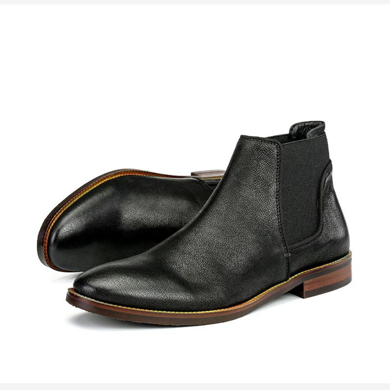 Opp France Men Black Wild Chelsea Boots