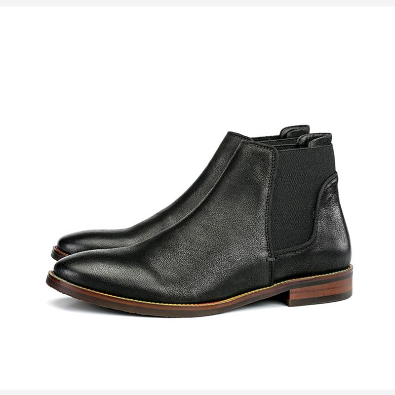Opp France Men Black Wild Chelsea Boots