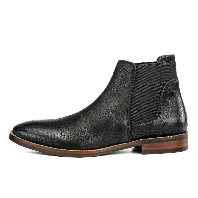 opp france Men Black Wild Chelsea Boots