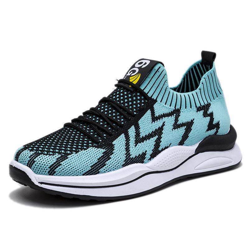 opp france Men Breathable Flyknit Sneakers