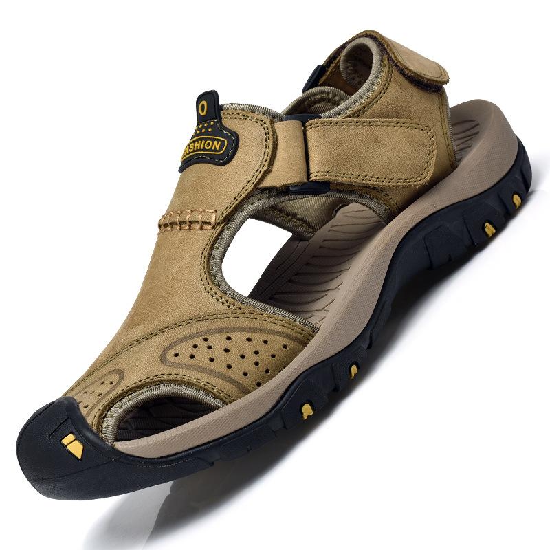 Opp France Men Breathable Sandals Khaki