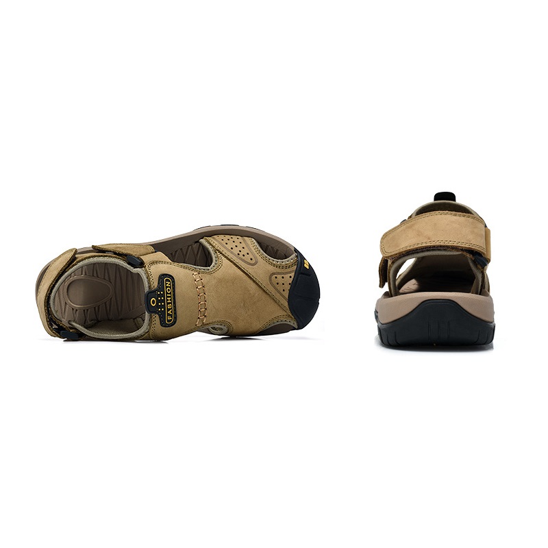 Opp France Men Breathable Sandals Khaki