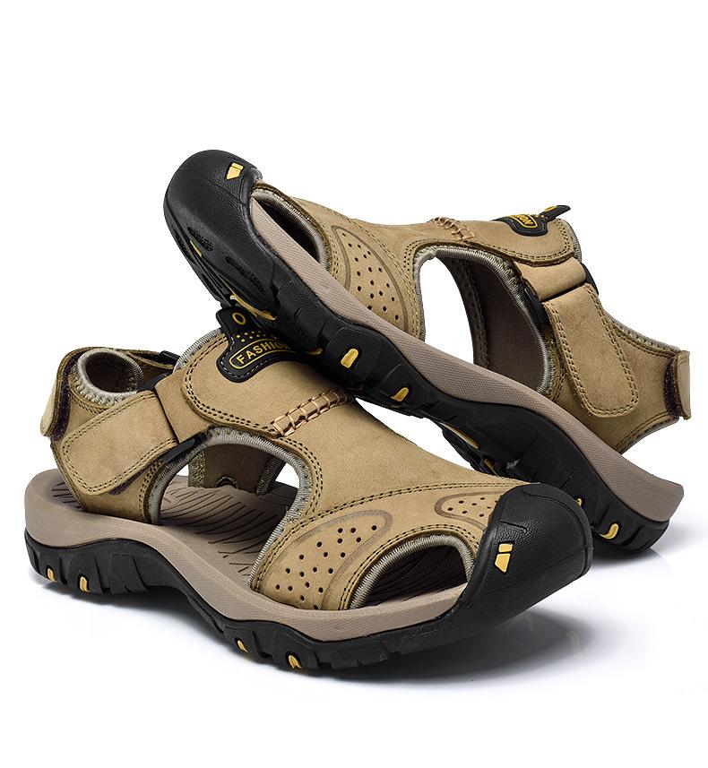 Opp France Men Breathable Sandals Khaki