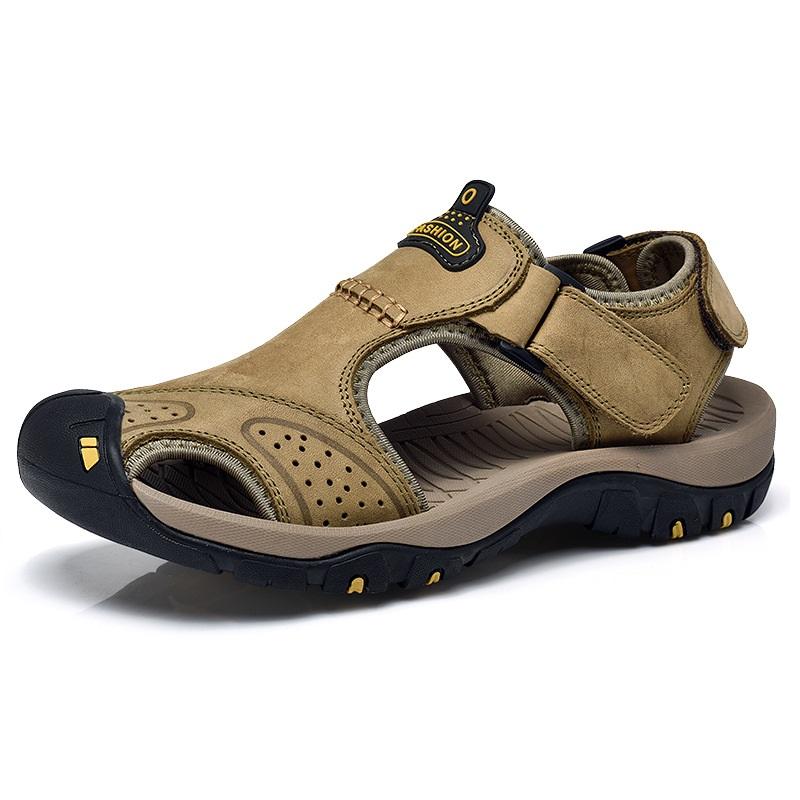 opp france Men Breathable Sandals Khaki
