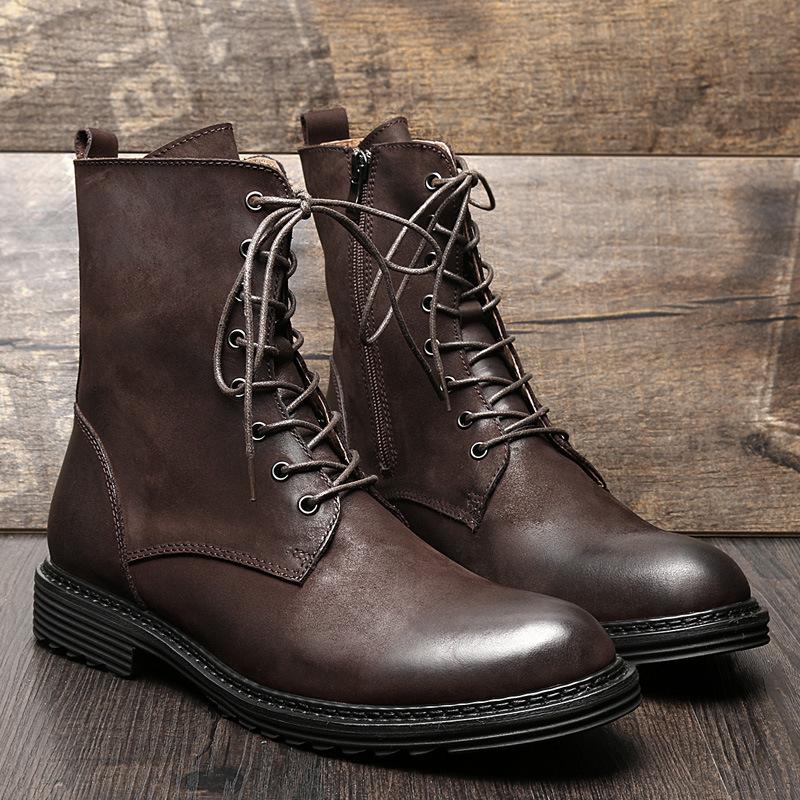 Opp France Men British High Top Boots
