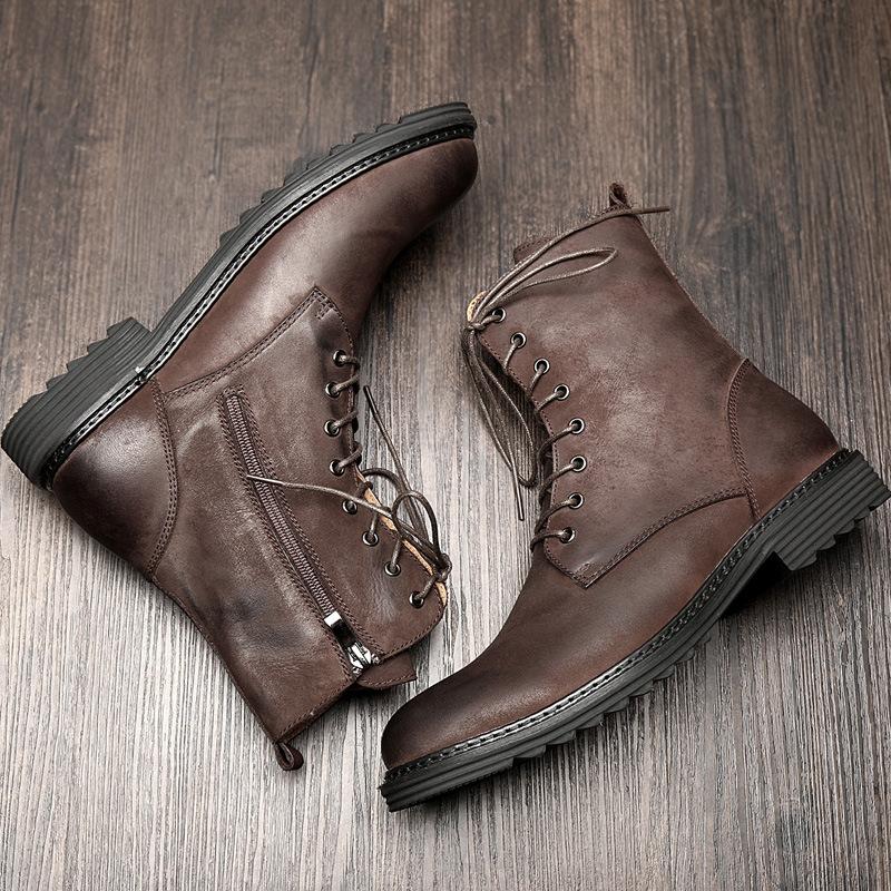 Opp France Men British High Top Boots