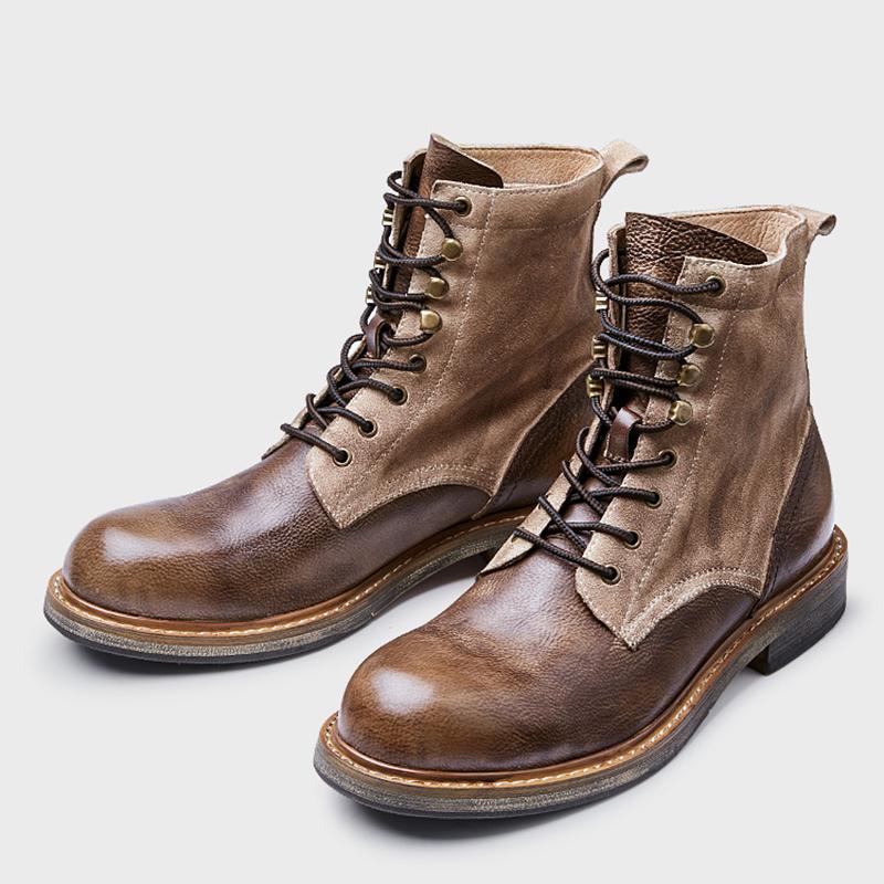 Opp France Men British Mid-Top Martin Boots