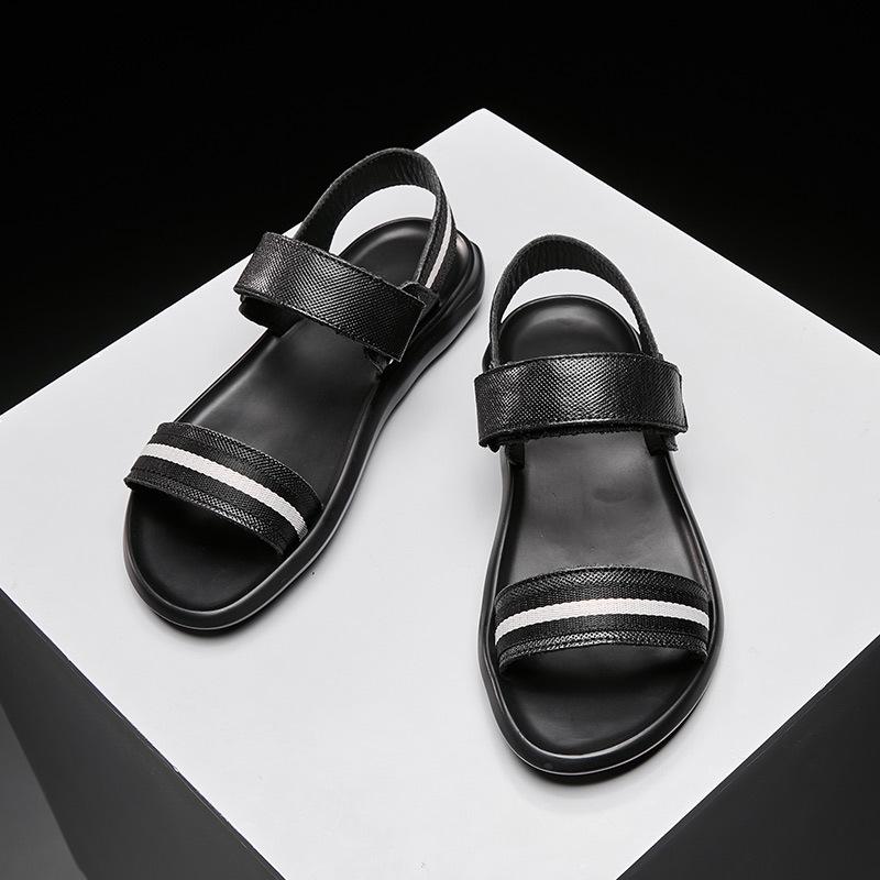 Opp France Men British Style Leather Sandals
