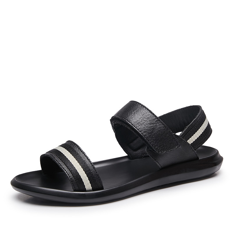 opp france Men British Style Leather Sandals