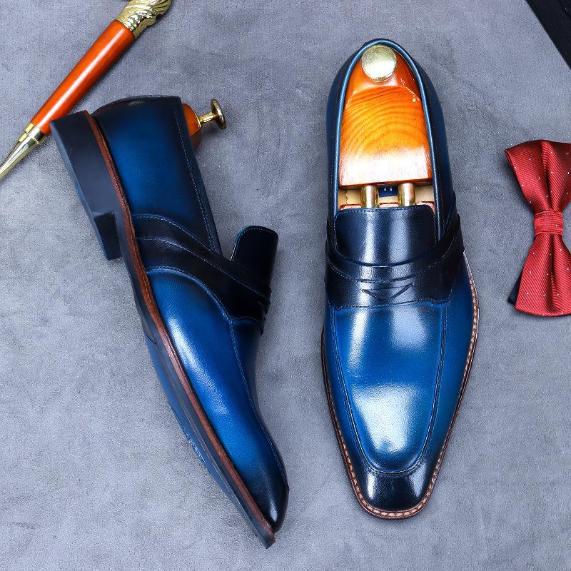 Opp France Men British Trendy Oxfords