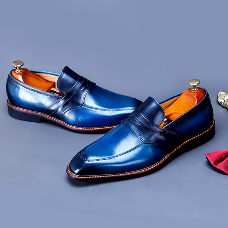 Opp France Men British Trendy Oxfords