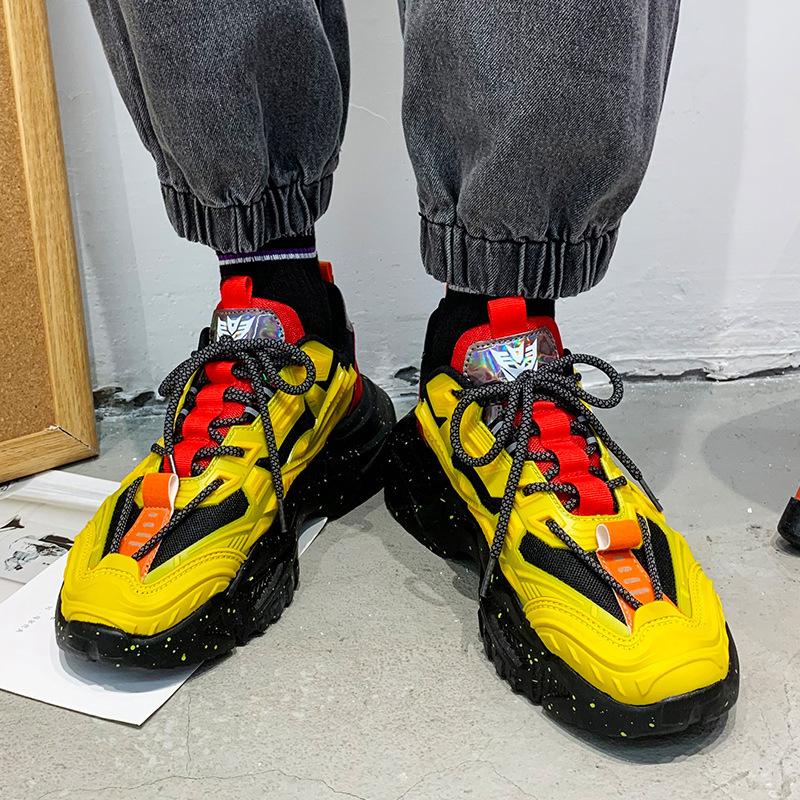 Opp France Men Colorblock Platform Sneakers