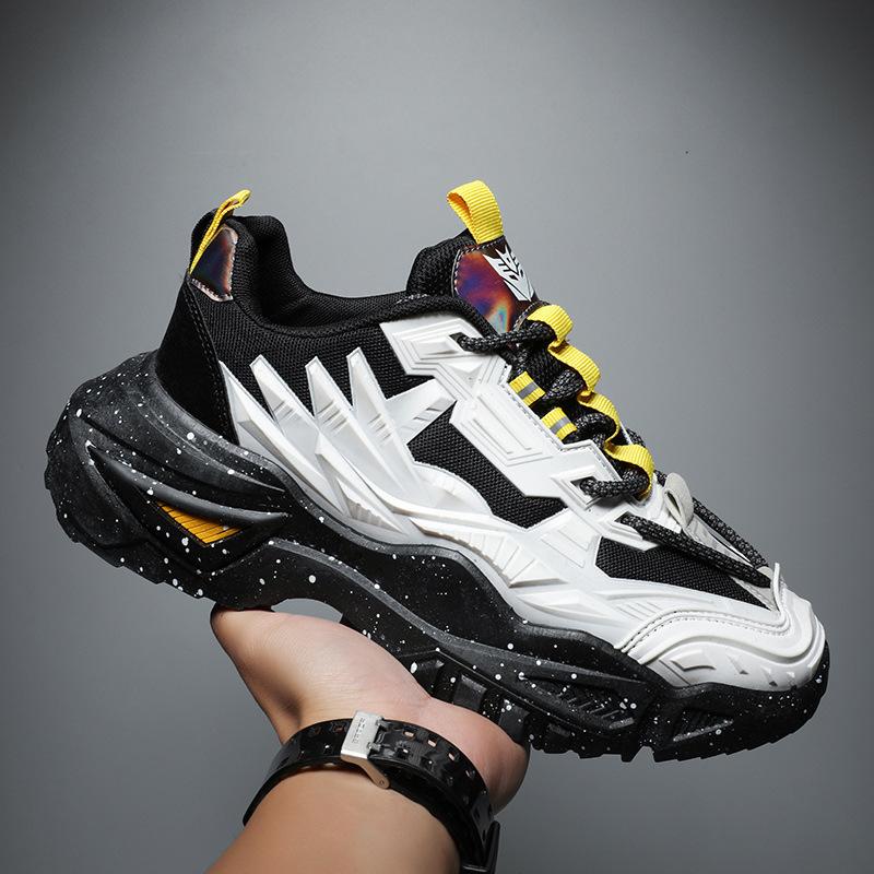 Opp France Men Colorblock Platform Sneakers