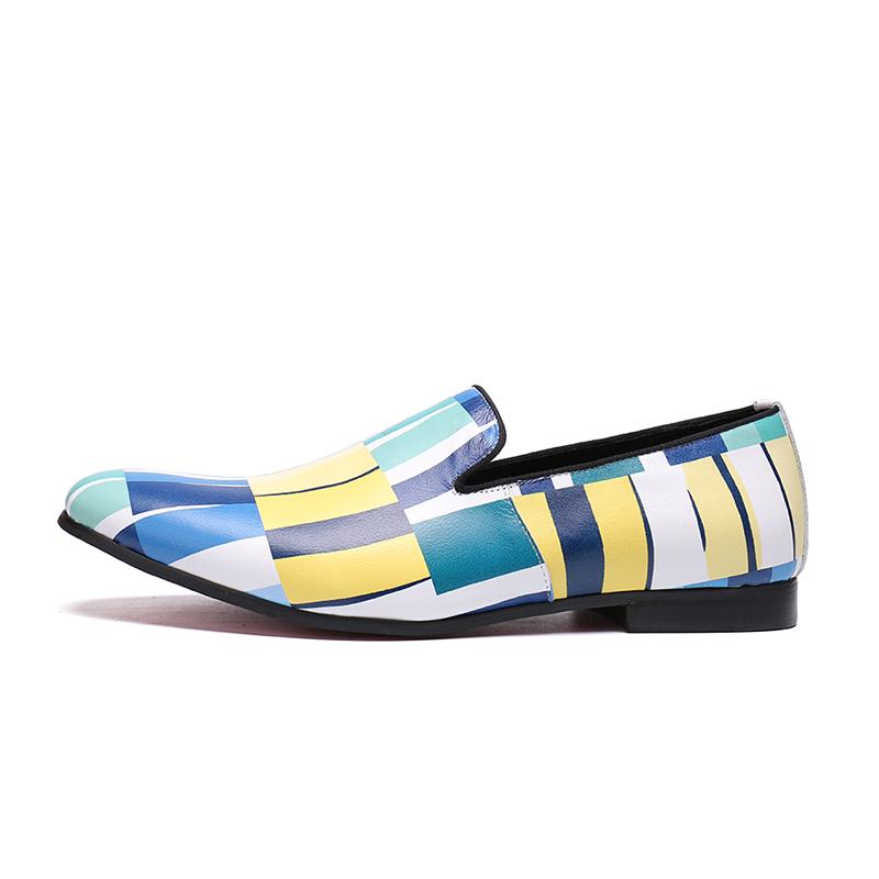 opp france Men England Retro Loafers