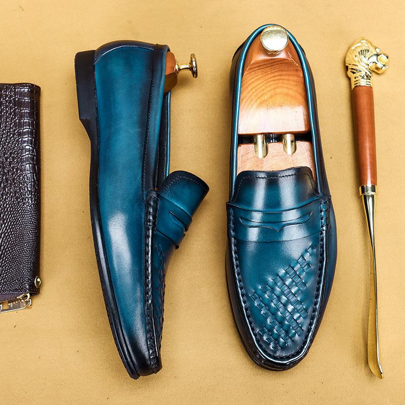 Opp France Men Genuine Leather Soft Loafers