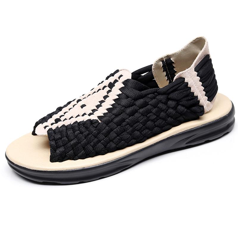 Opp France Men Handwoven Statement Sandals