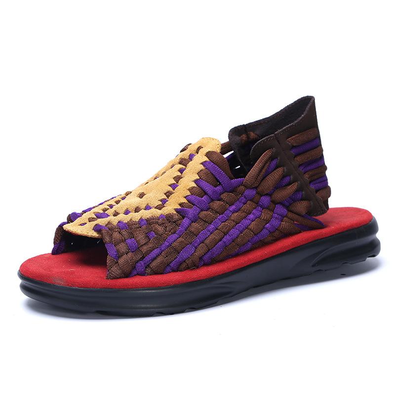 opp france Men Handwoven Statement Sandals