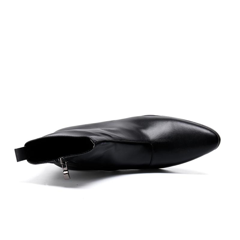 Opp France Men High Heel Chelsea Boots