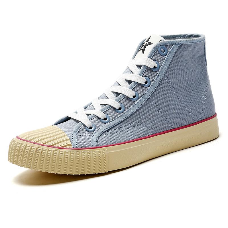 opp france Men High Top Off-Aft Canvas Shoes Blue
