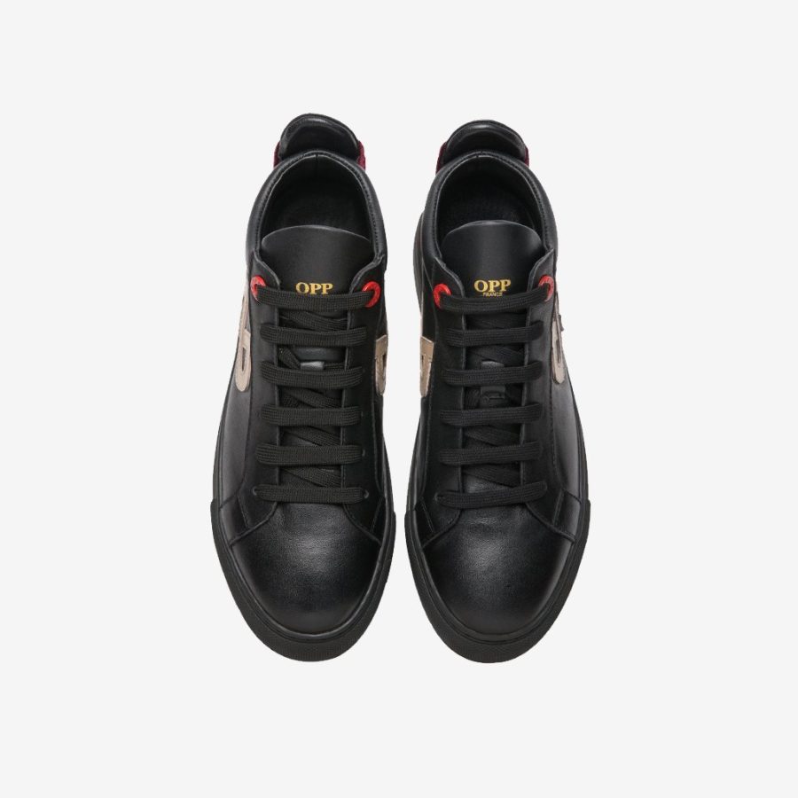 Opp France Men High-Top Shoes Black