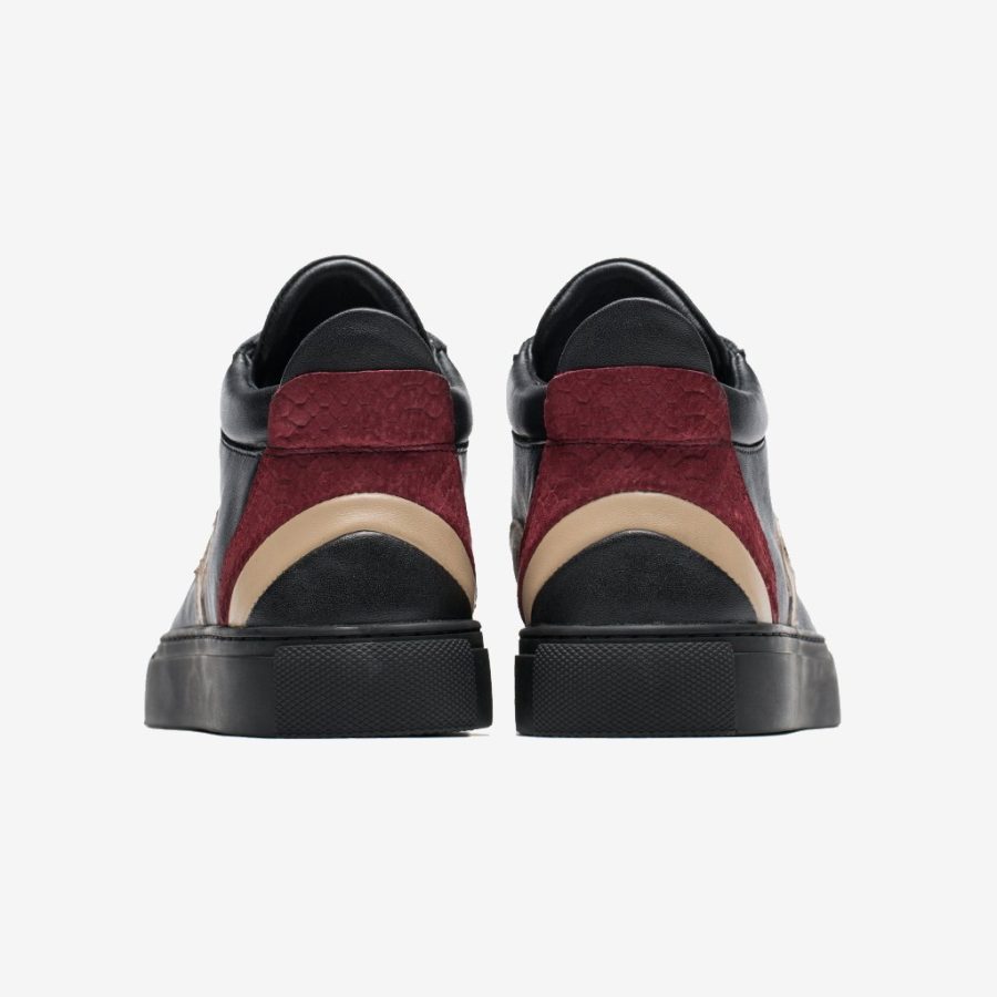 Opp France Men High-Top Shoes Black