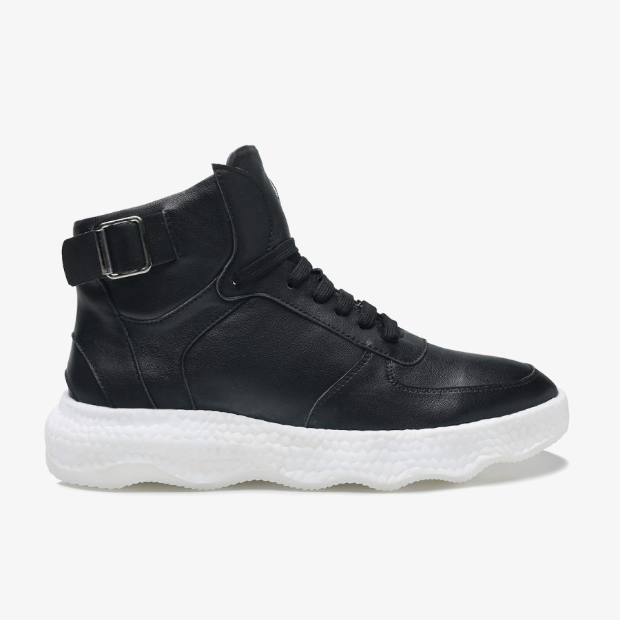 opp france Men High-Top Shoes Black