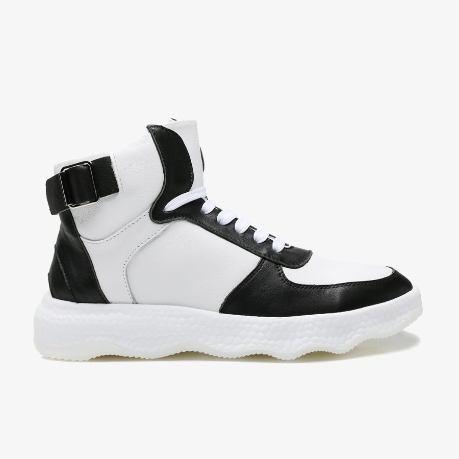 opp france Men High-Top Shoes Black
