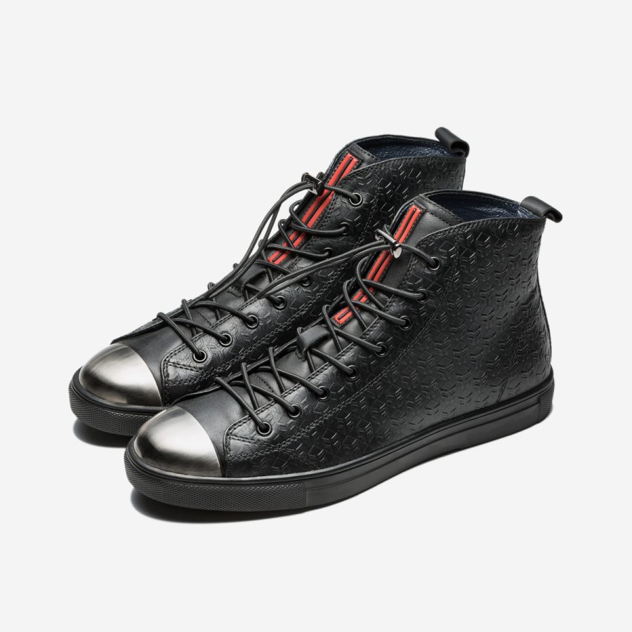 Opp France Men High-Top Shoes Black