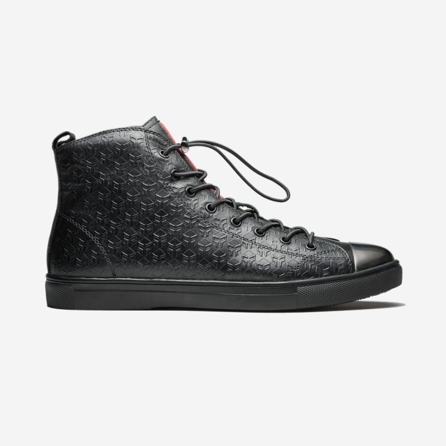 opp france Men High-Top Shoes Black