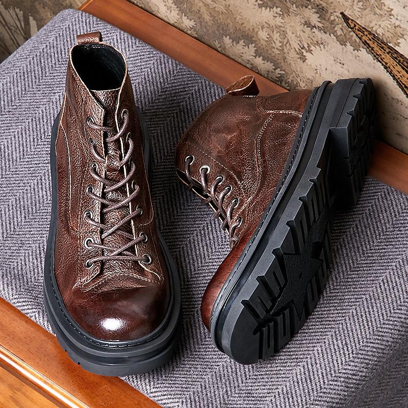 Opp France Men Large Toe Vintage Martin Boots