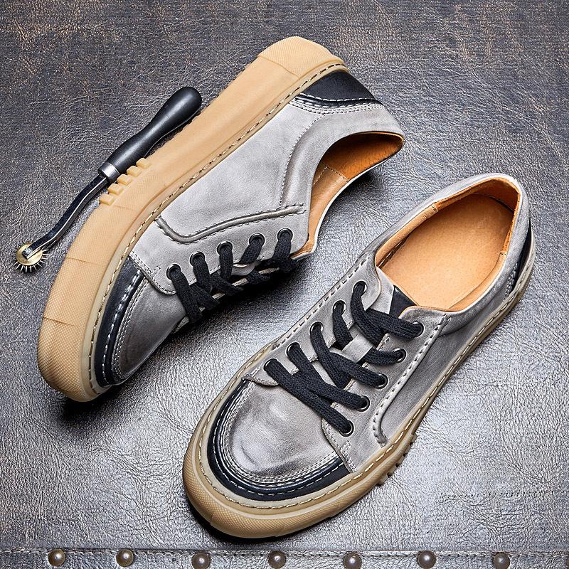 Opp France Men Leather Breathable Casual Shoes